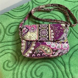 Vera Bradley Hipster or Frannie Crossbody bag in “Very Berry Paisley" pattern